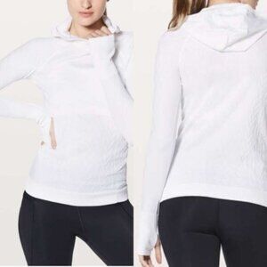 Lululemon  ^ Rest Less Hoodie White EUC